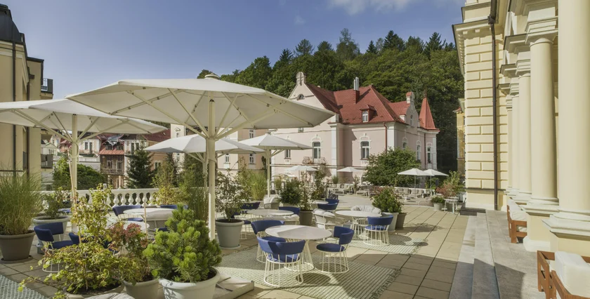 Falkensteiner Spa Resort Mariánské Lázně 04-2023 Marienbad SPA Falkensteiner  2109lm_falkensteiner-marienbad-exterior_B0014429-HDR