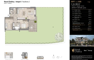 Apartment for sale, 3+kk - 2 bedrooms, 80m<sup>2</sup>