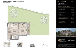 Apartment for sale, 3+kk - 2 bedrooms, 80m<sup>2</sup>