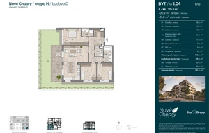 Apartment for sale, 4+kk - 3 bedrooms, 115m<sup>2</sup>