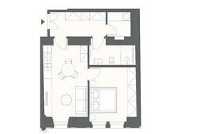 Apartment for sale, 2+kk - 1 bedroom, 53m<sup>2</sup>