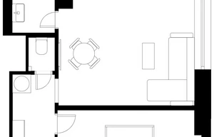 Apartment for sale, 2+kk - 1 bedroom, 41m<sup>2</sup>