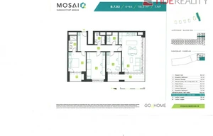 Apartment for sale, 4+kk - 3 bedrooms, 140m<sup>2</sup>
