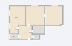 Apartment for rent, 3+kk - 2 bedrooms, 99m<sup>2</sup>