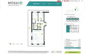 Apartment for sale, 3+kk - 2 bedrooms, 144m<sup>2</sup>