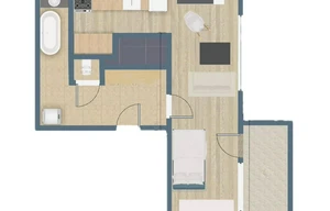 Apartment for rent, 1+KK - Studio, 33m<sup>2</sup>