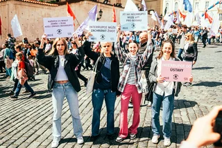 Ahead of elections, activists in Prague call for constitutional right to abortion
