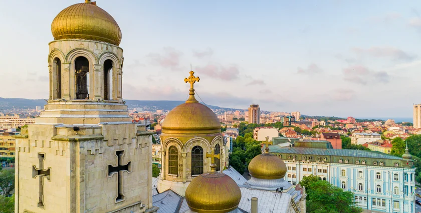 Aerial drone view of the Cathedral of the Assumption in Varna, Bulgaria. (Photo: Media Trading Ltd) Aerial drone view of the Cathedral of the Assumption in Varna, Bulgaria. (Photo: Media Trading Ltd)