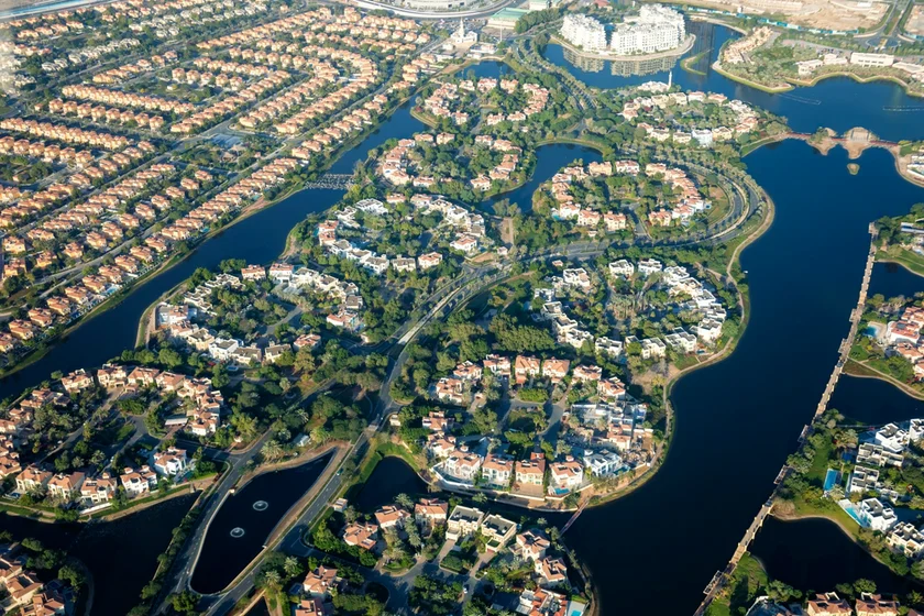Dubai’s Jumeirah Village Circle. (Shutterstock/Predrag Milosevic_)