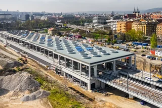 Prague moves closer to airport rail link with major construction milestone