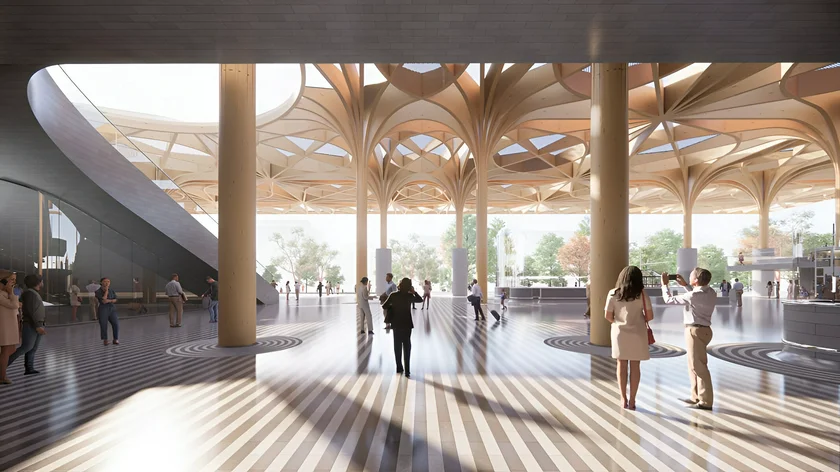 How the inside of the station is set to look (Henning Larsen Architects)