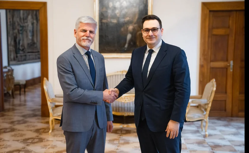 Jan Lipavský with Czech President Petr Pavel in 2023. (Photo: Facebook/