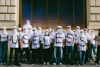 Prague activists protest high fashion, warning of mental health pressures
