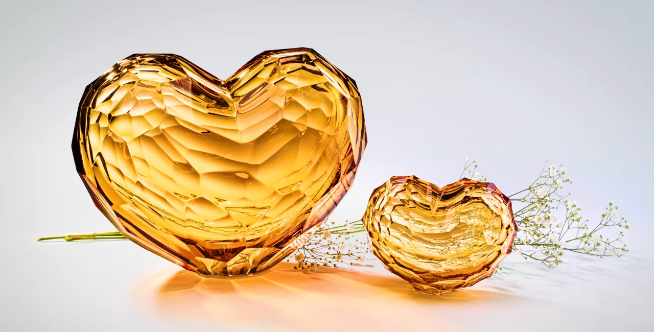 Moser Crystal Heart
