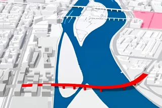 New Prague Karlín-Holešovice bridge will serve pedestrians, trams, and traffic