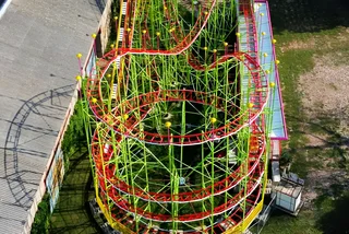 Iconic roller coaster returns to Prague’s fairgrounds after major renovation