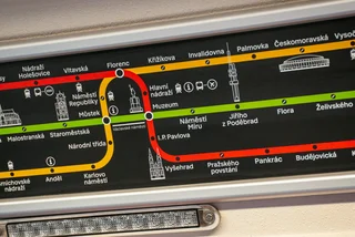 The final versions of Prague's new metro maps have been installed