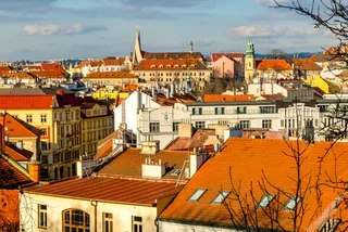 Shutterstock by hsunny Residential area and Prague New Town