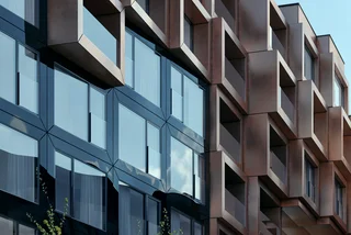 Explore a new Karlín apartment complex that's a work of art inside and out