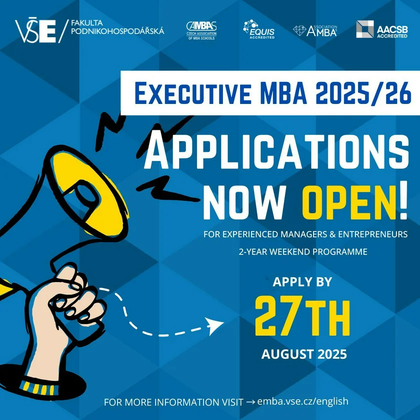 VSE VŠE article renewal 07-2025 EMBA applications